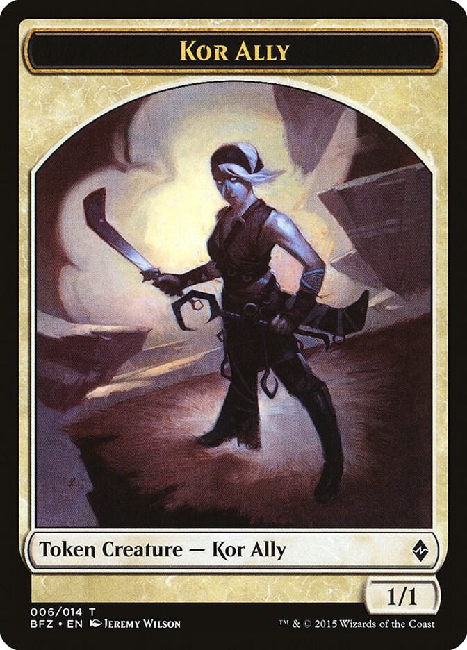 Kor Ally Token, Battle for Zendikar 6