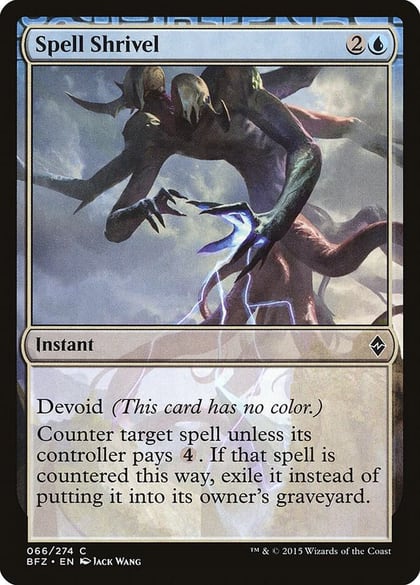 Spell Shrivel, Battle for Zendikar 66