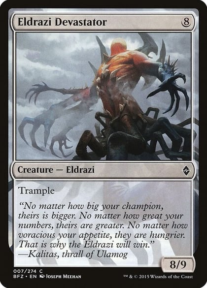 Eldrazi Devastator, Battle for Zendikar 7