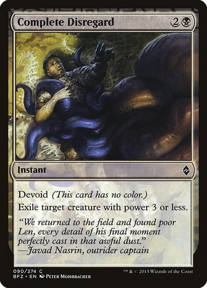 Complete Disregard, Battle for Zendikar 90