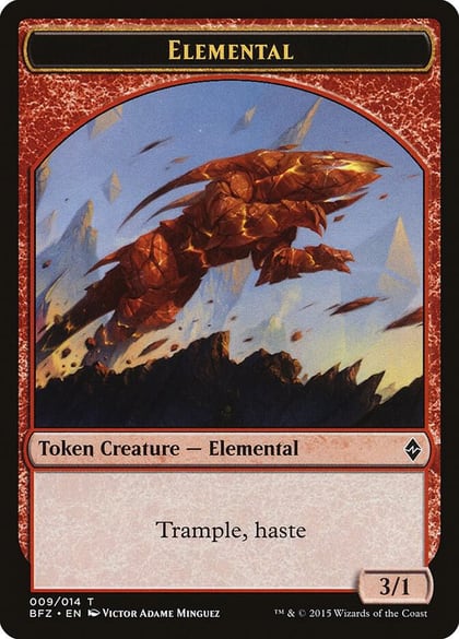 Elemental Token (009), Battle for Zendikar 9