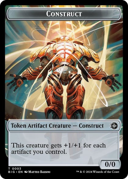 Construct Token, Outlaws of Thunder Junction: The Big Score 3
