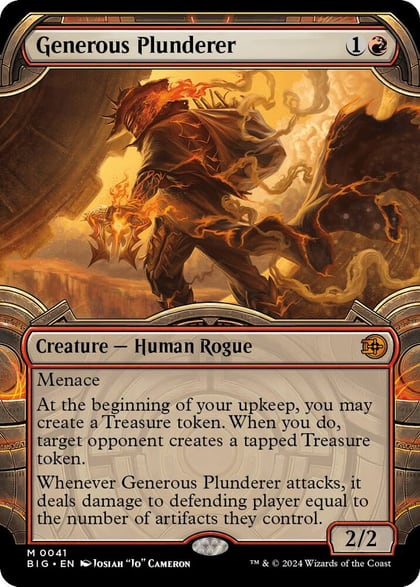 Generous Plunderer (Showcase), Outlaws of Thunder Junction: The Big Score 41