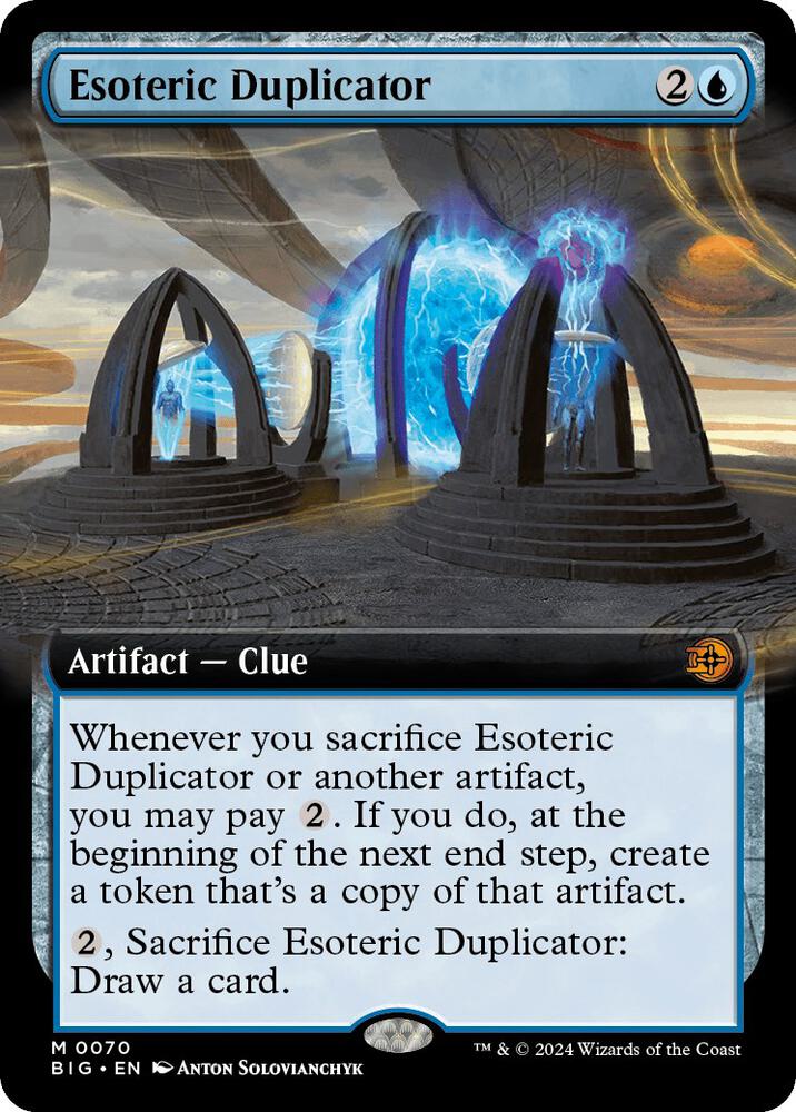 Esoteric Duplicator (Extended Art), Outlaws of Thunder Junction: The Big Score 70