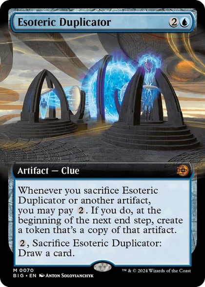 Esoteric Duplicator (Extended Art), Outlaws of Thunder Junction: The Big Score 70