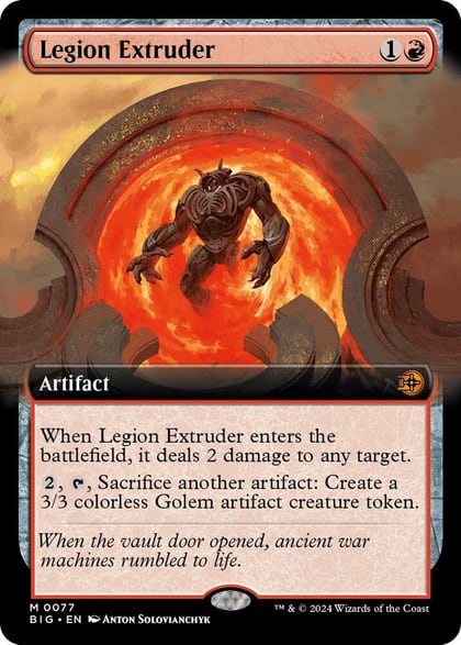 Legion Extruder (Extended Art), Outlaws of Thunder Junction: The Big Score 77