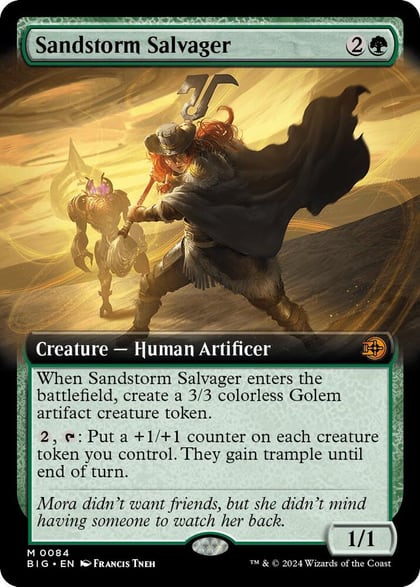 Sandstorm Salvager (Extended Art), Outlaws of Thunder Junction: The Big Score 84