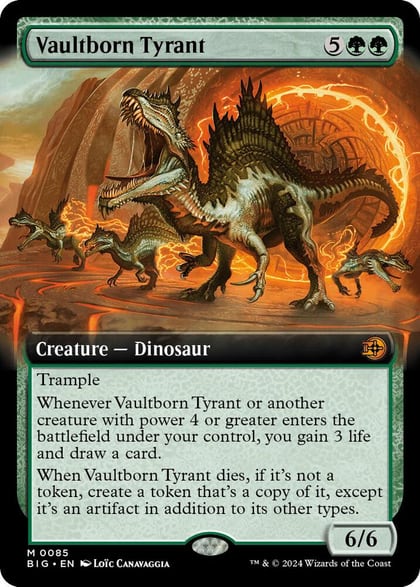 Vaultborn Tyrant (Extended Art), Outlaws of Thunder Junction: The Big Score 85