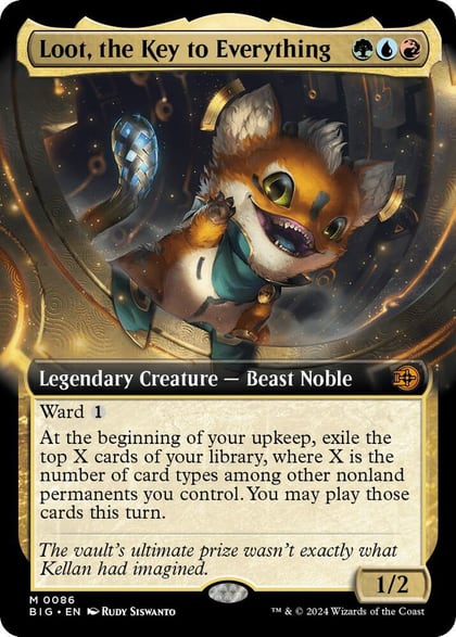 Loot, the Key to Everything (Extended Art), Outlaws of Thunder Junction: The Big Score 86