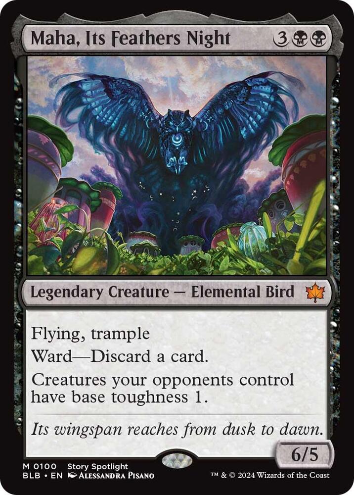 Maha, Its Feathers Night, Bloomburrow 100