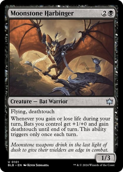 Moonstone Harbinger, Bloomburrow 101
