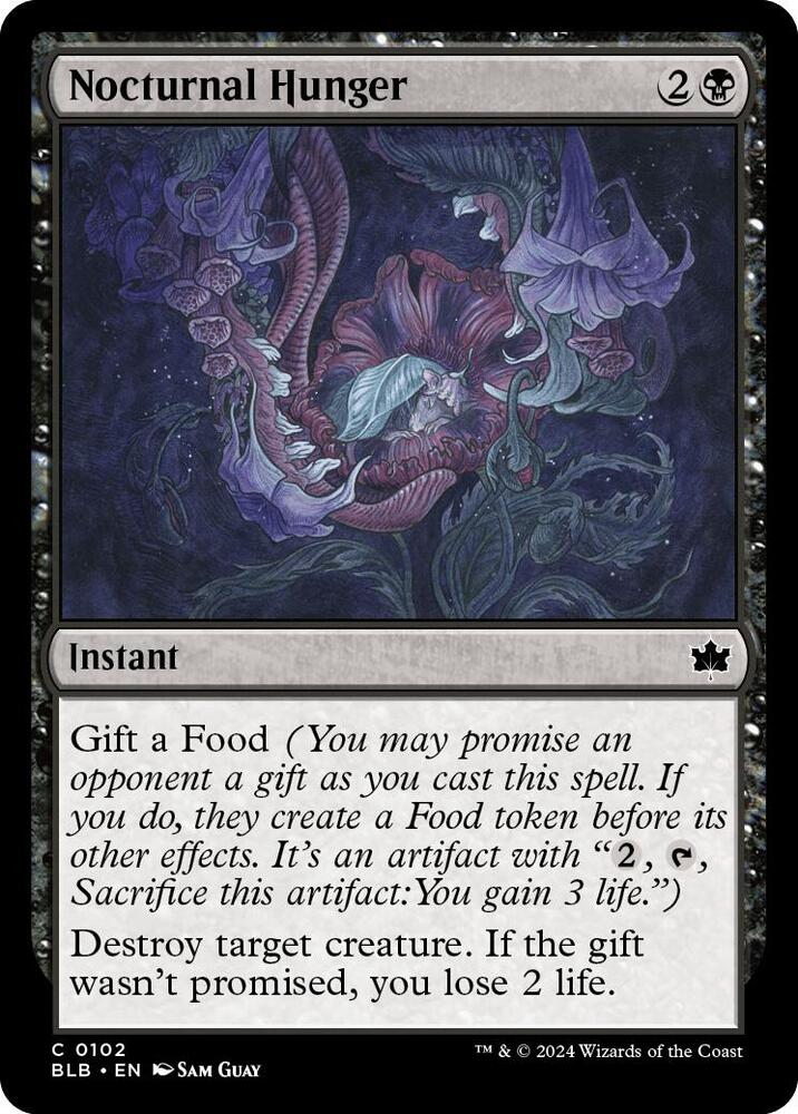 Nocturnal Hunger, Bloomburrow 102