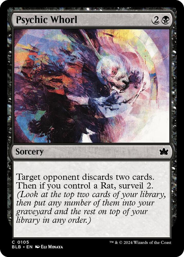 Psychic Whorl, Bloomburrow 105