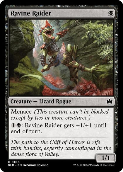 Ravine Raider, Bloomburrow 106