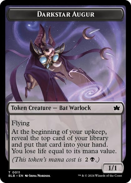 Darkstar Augur Token, Bloomburrow 11