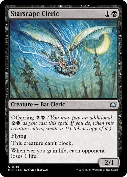 Starscape Cleric, Bloomburrow 116