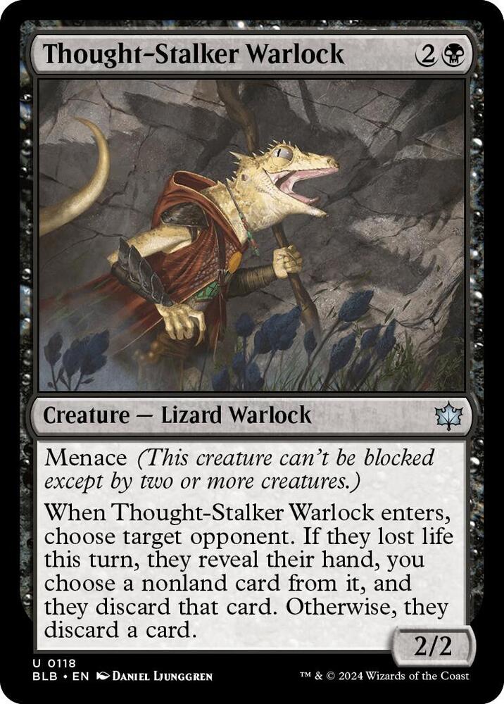 Thought-Stalker Warlock, Bloomburrow 118