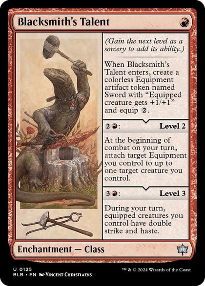 Blacksmith's Talent, Bloomburrow 125