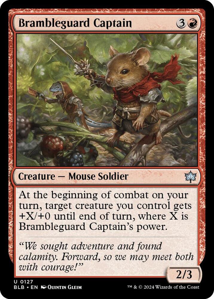 Brambleguard Captain, Bloomburrow 127