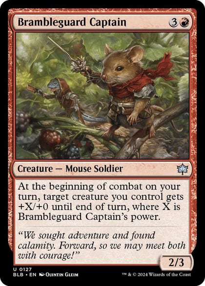 Brambleguard Captain, Bloomburrow 127