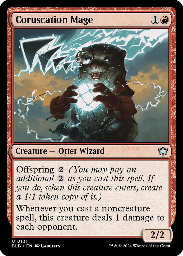 Coruscation Mage, Bloomburrow 131