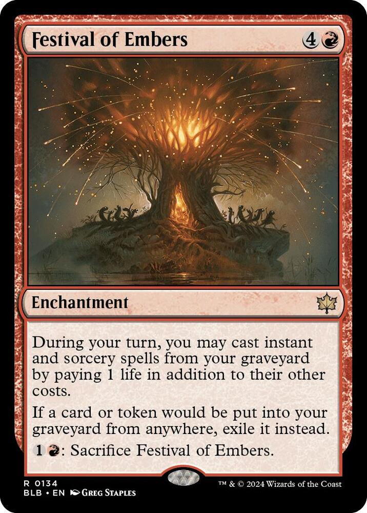 Festival of Embers, Bloomburrow 134