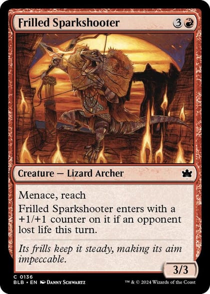 Frilled Sparkshooter, Bloomburrow 136