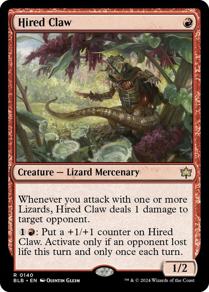 Hired Claw, Bloomburrow 140