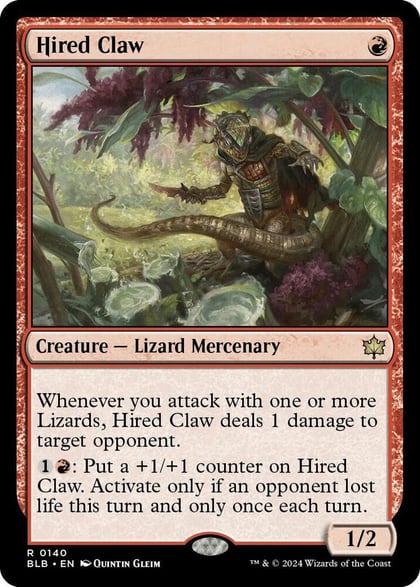 Hired Claw, Bloomburrow 140