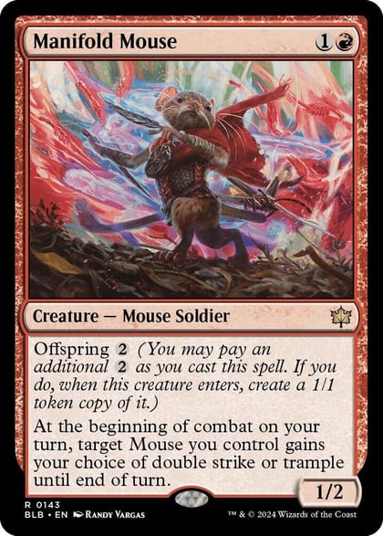 Manifold Mouse, Bloomburrow 143