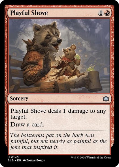 Playful Shove, Bloomburrow 145