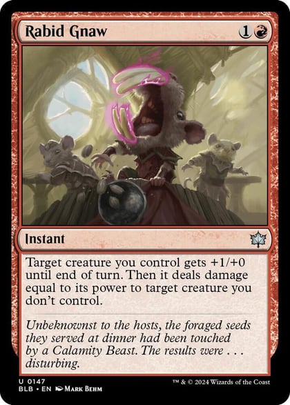 Rabid Gnaw, Bloomburrow 147