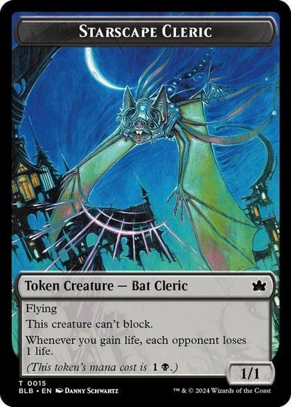 Starscape Cleric Token, Bloomburrow 15