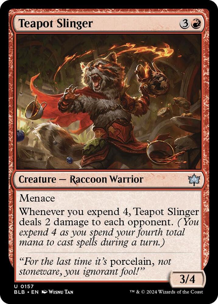 Teapot Slinger, Bloomburrow 157
