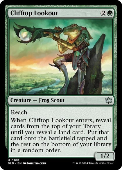 Clifftop Lookout, Bloomburrow 168