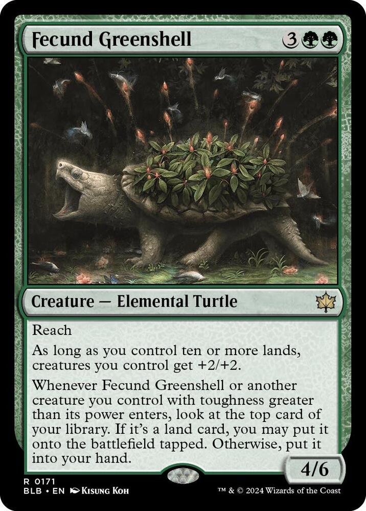 Fecund Greenshell, Bloomburrow 171