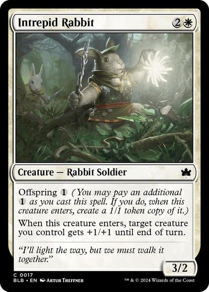 Intrepid Rabbit, Bloomburrow 17