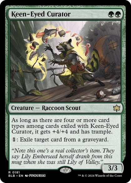 Keen-Eyed Curator, Bloomburrow 181
