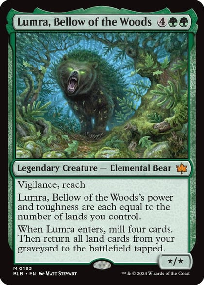 Lumra, Bellow of the Woods, Bloomburrow 183