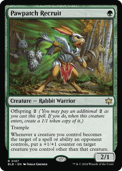 Pawpatch Recruit, Bloomburrow 187