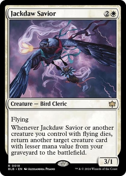 Jackdaw Savior, Bloomburrow 18