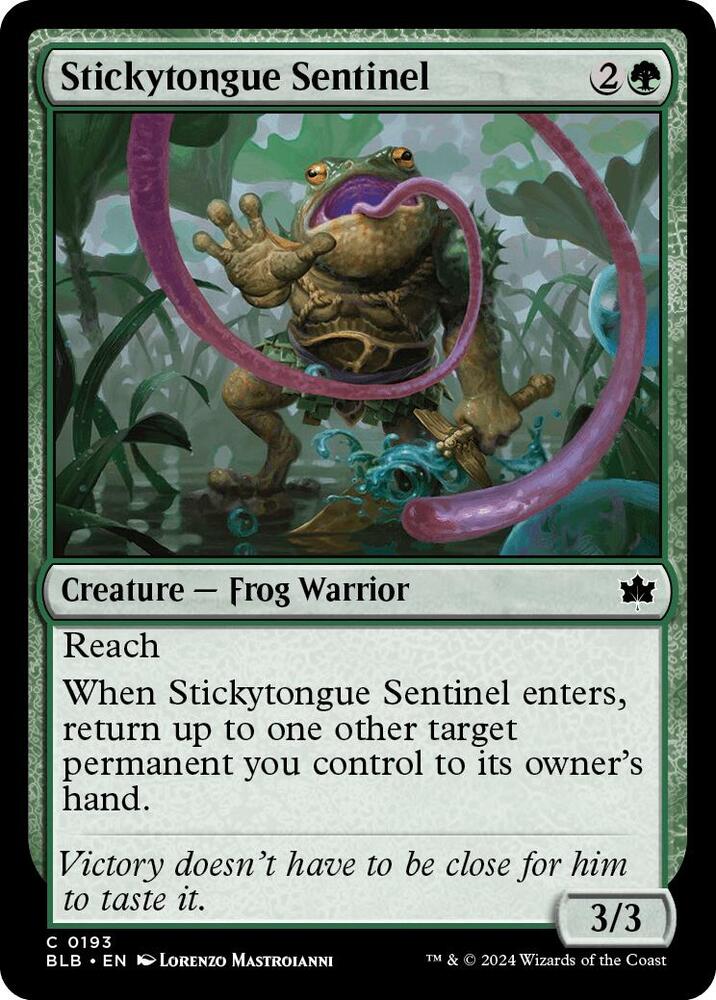 Stickytongue Sentinel, Bloomburrow 193