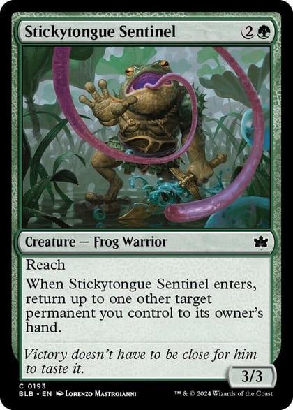 Stickytongue Sentinel, Bloomburrow 193