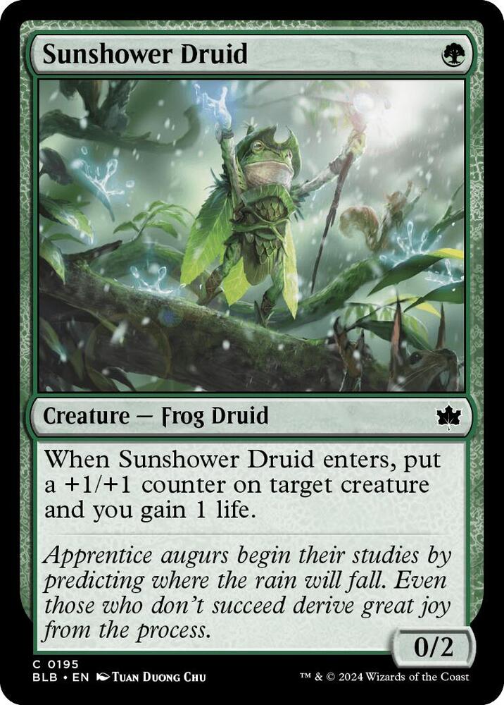 Sunshower Druid, Bloomburrow 195