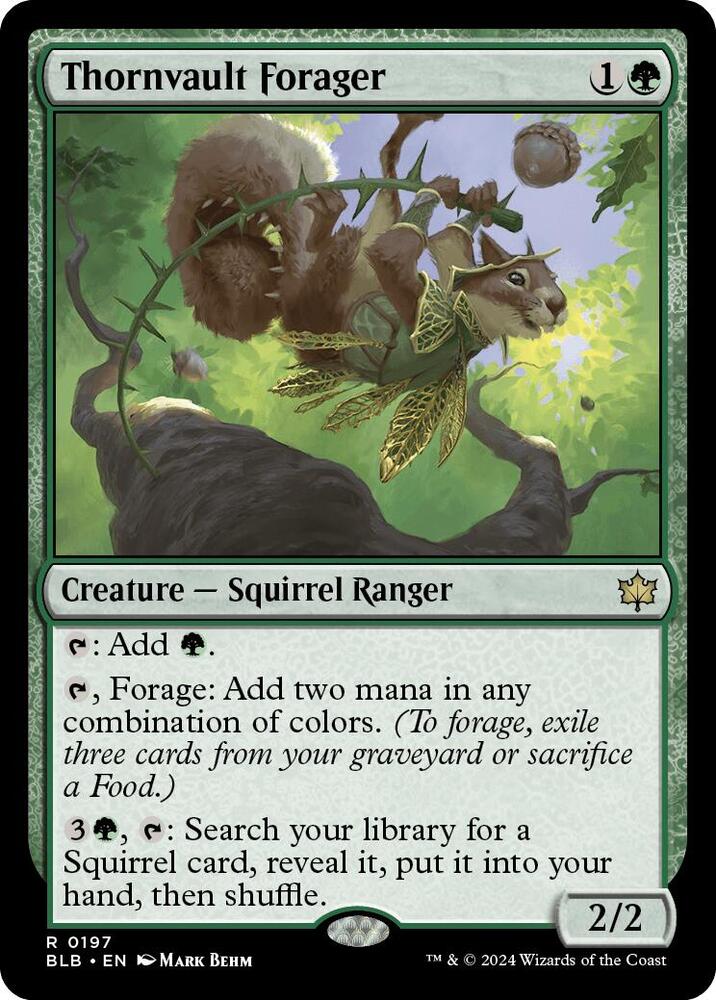 Thornvault Forager, Bloomburrow 197