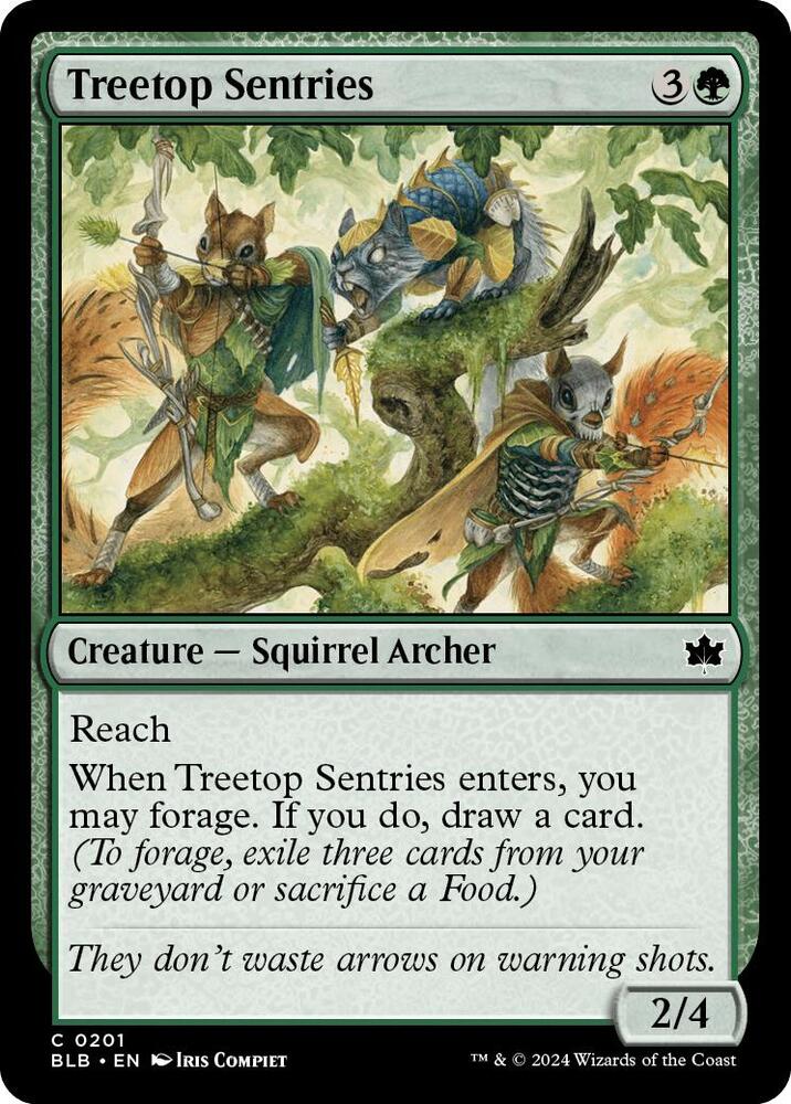 Treetop Sentries, Bloomburrow 201
