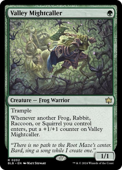 Valley Mightcaller, Bloomburrow 202