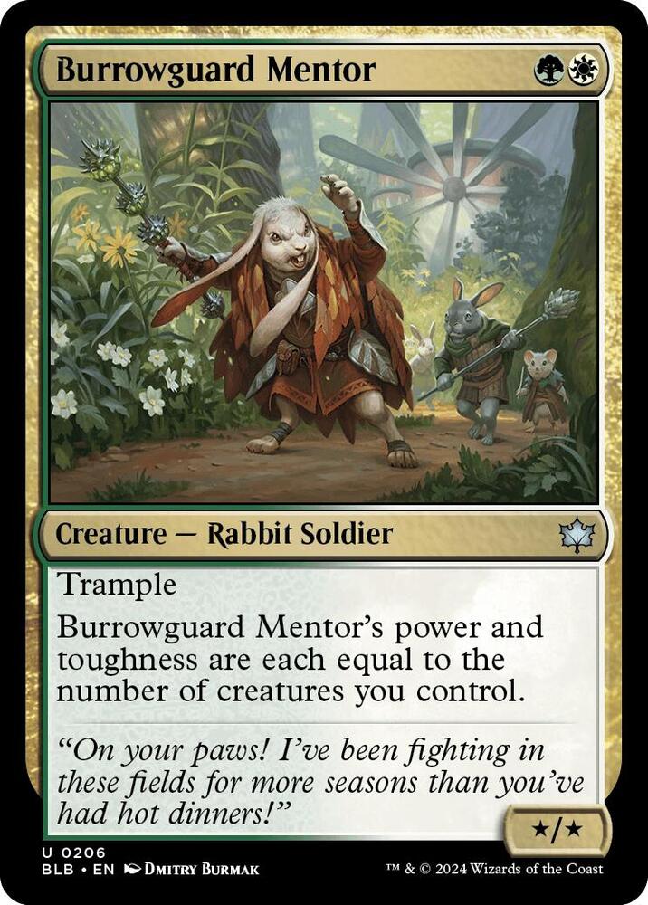 Burrowguard Mentor, Bloomburrow 206
