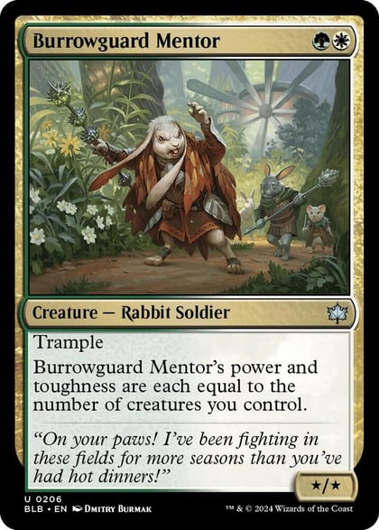 Burrowguard Mentor, Bloomburrow 206