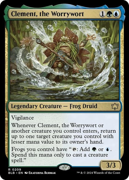 Clement, the Worrywort, Bloomburrow 209